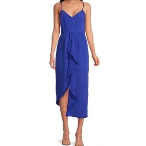 Gianni Bini Royal Blue Midi Dress